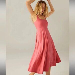 Beyond Yoga Featherweight At The Ready Square Neck Dress
